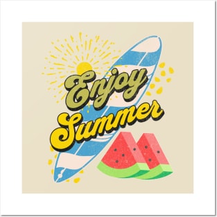 Enjoy Summer Posters and Art